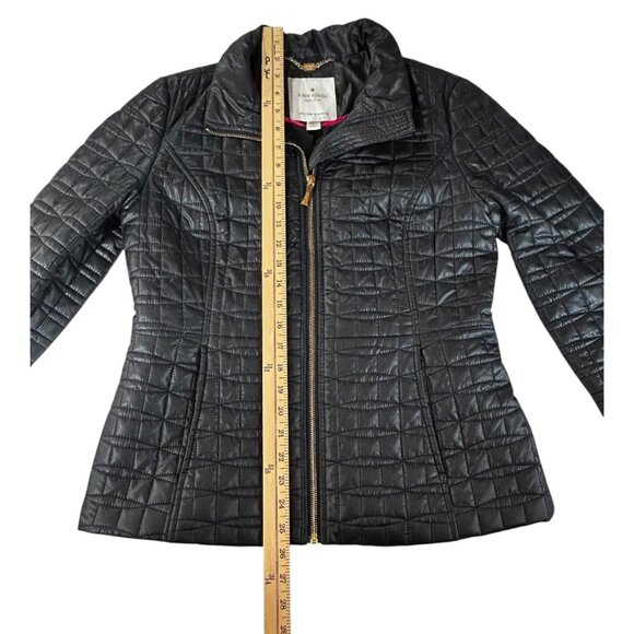 🖤 KATE SPADE Black Quilted Puffer Jacket • Size Small 🖤 - Picture 8 of 8